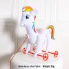 3D Walking Animal Balloons with Pull-Along Wheels - Fun Cartoon Toy for Kids