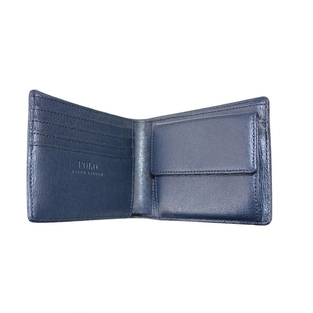 Кошелек Polo Ralph Lauren POLO RALPH LAUREN Кошелек двойного сложения мужской P-1041ORIN (военно-морской флот)