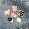 Cartoon Cherry Blossom Brooch Backpack Decorative Pin Collar Badge Accessories