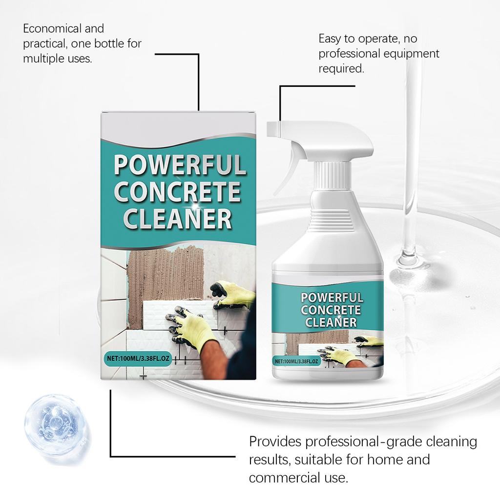 Очиститель цемента сильно растворяет настенную плитку Цемент для удаления дверей и стекла Очиститель цемента для бетона 100 мл