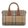 Burberry Classic Check Design Cotton And Polyurethane Tote Bag Women handbags Brown 8118565