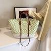 New Large Capacity Handheld Tote Bag with Leopard Print Commuting Shoulder Bag