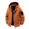 Solid Color Jacket Men's Spring and Autumn Loose Trend Sports Outdoor Waterproof Casual Hooded Jacket Jacket