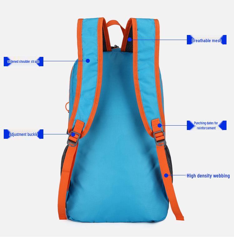 Легкий рюкзак большой вместимости для активного отдыха, пеших походов, велоспорта и путешествий - Быстросохнущий и идеально подходящий для хранения