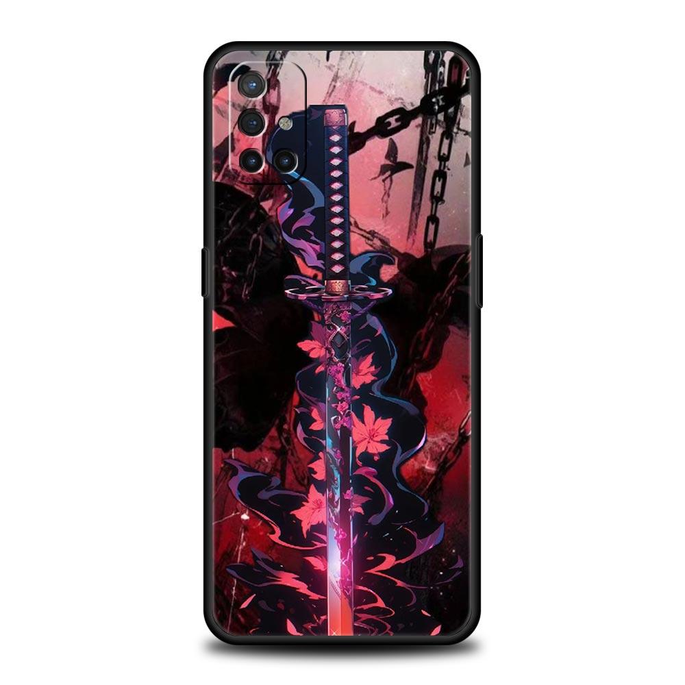 Phone Case For Oneplus 13R 13 12 10T 11 R10 Nord N100 N200 N10 9 9R CE 2 3 Z Pro Lite Soft TPU Cover The Sword Creative Pattern