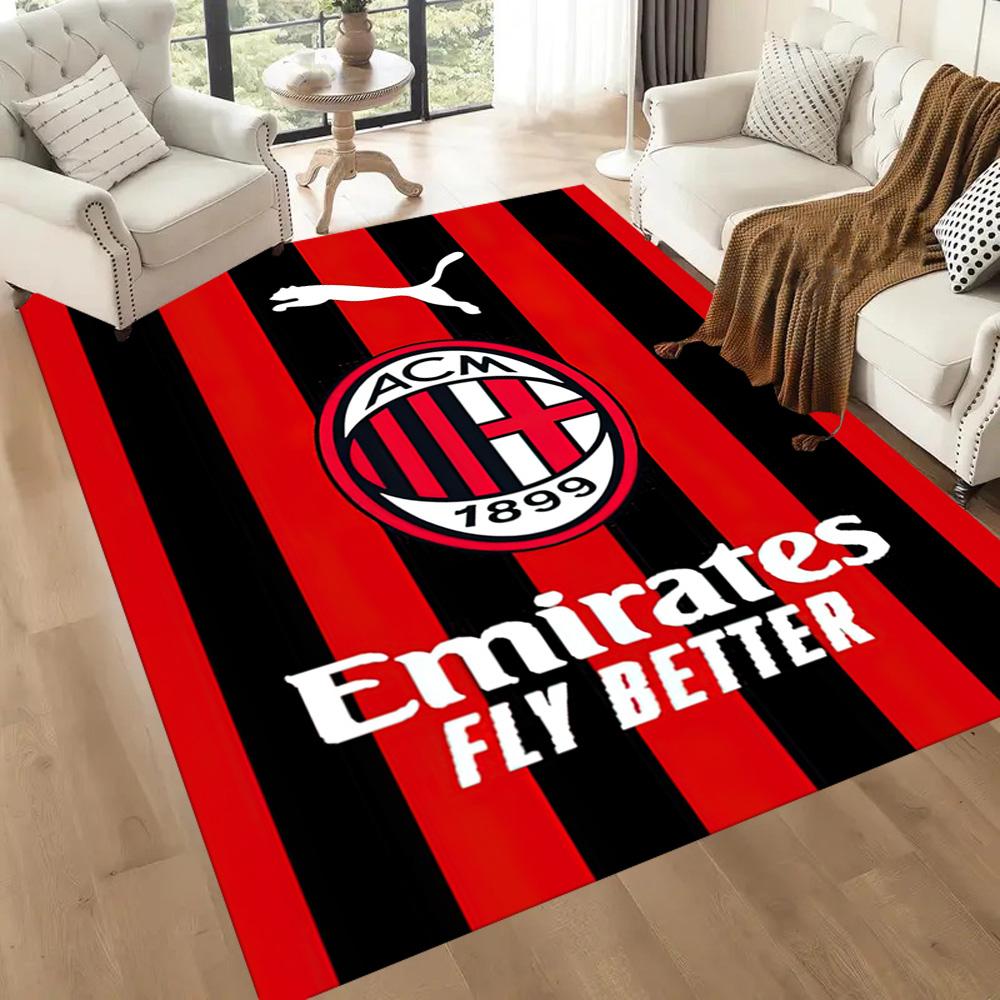 Ac Milan Floor Rug Office Rug Perfect For Outdoor Foyer Dining Room Kitchen Antislip Rug Office Home Decor Wedding Party Gift