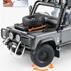 1/24 Land Range Rover Defender 110 Tomb LE Сплав Пикап Модель автомобиля Литые под давлением Внедорожники Модель автомобиля Звук Свет Детская игрушка Подарок
