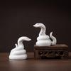 Zodiac Snake Figurine Snake 2025 White Snake Entrance Lucky Charm Snake Snake Figurine Improves Luck Feng Shui Goods Luck Inviting Wealth Fortune Good