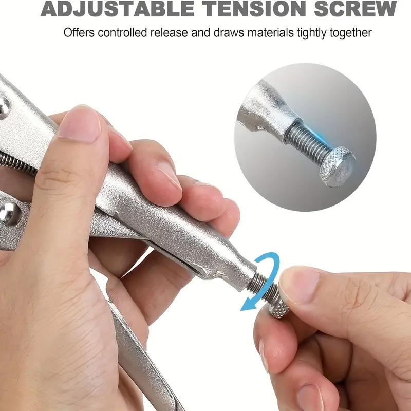 8.5 Inch Long Nose Jaw Locking Pliers Assorted Welding Pressure Plier Clamp Vise Grip Repair Mechanic Hand Tools