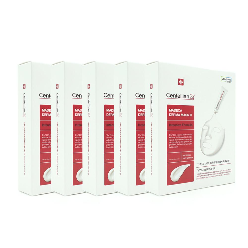 CENTELLIAN24 Madeca Derma Mask 3 Intensive Formula 50 Sheets + Ampoule Max 1ml 15 Sheets