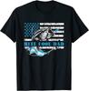 Fishing Stuff Fathers Day Reel Cool Dad American Flag Unisex T-Shirt