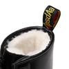 Ботинки-инструменты из натуральной шерсти, толстые плюшевые, с высоким берцем, из жесткой кожи, с открытым краем, с бусинами, короткие ботинки, кожаные ботинки, с круглым носком, обувь-локомотив
