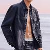 Calvin Klein Ярлык Сумка Свободная Винтажная Рубашка Из Чистого Хлопка С Длинным Рукавом Мужские Рубашки Черный J325544-1BY