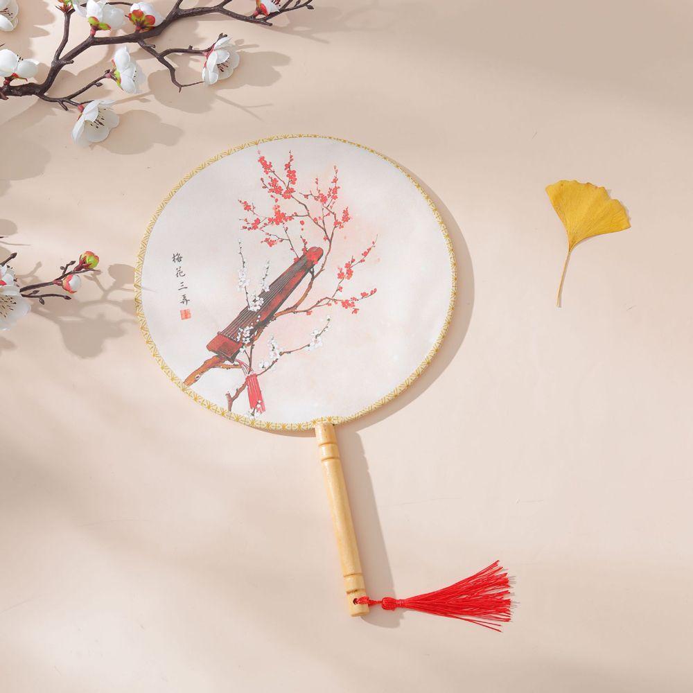 Украшения Домашний Декор Мастерство Круглый Веер Декоративные Веера Реквизит Для Фотосъемки Представление Ханьфу