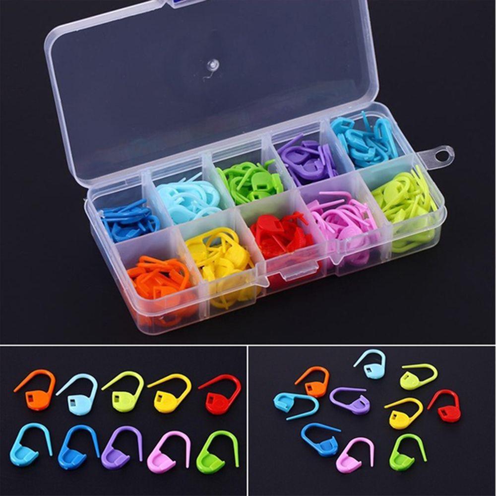 Locking Stitch Markers Craft Knitting Accessories Needle Clip Sewing Supplies Crochet Hook Kits