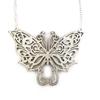 [M4198] - Silver 'Butterfly' Designer Necklace