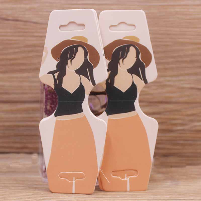 Новое поступление 50 шт. 4,5x12,0 см цветные бумажные карточки для печати ювелирных изделий ожерелье браслет бирка для показа ювелирных изделий этикетка бирка