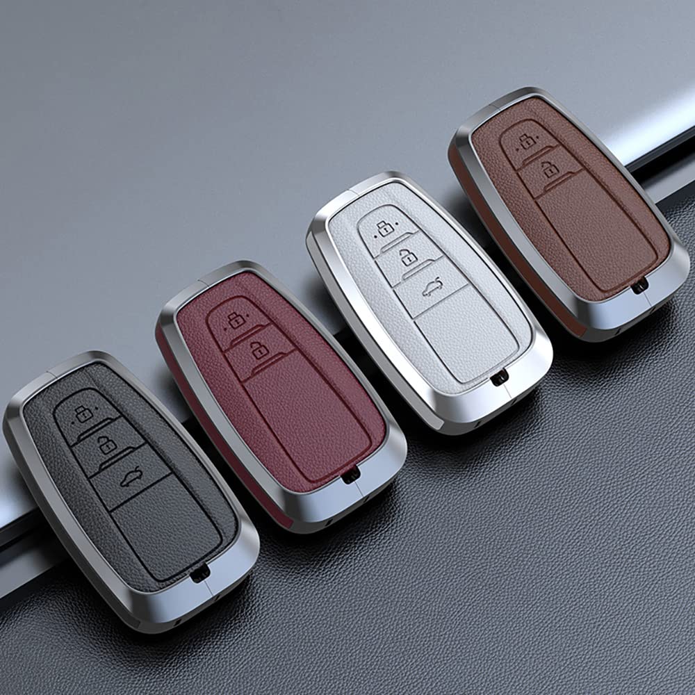 KUNIO Smart Key Case, Key Holder, Key Cover, Luxury, Screwless, Suitable for Toyota RAV4,