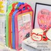 Large Capacity A4 Stationery Storage Bag Transparent Stationary Bags Organizer Folders  Student Use