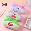 DIY Pencil Case Box Organizer Long Hair Doll Design Large Capacity Zipper Closure Pen Marker Drawing Tool Holder