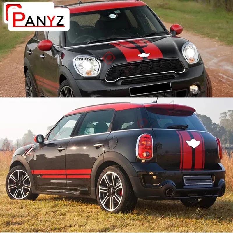Для Mini Cooper S R60 JCW Countryman R60 Автомобиль Капот Двигатель Багажник Кузов Боковая Юбка Полосы Наклейки Наклейки Декоративные Аксессуары