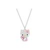 Ожерелье с хрустальным сердцем Hello Kitty для женщин 5228241