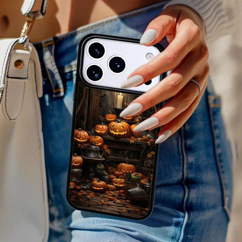 Чехол для телефона на Хэллоуин Тыква Призрак Мумия Funda Для iPhone 17 Air 14 15 13 12 Max Чехол Для Apple 14 15 16 16e 11 Pro Max Plus