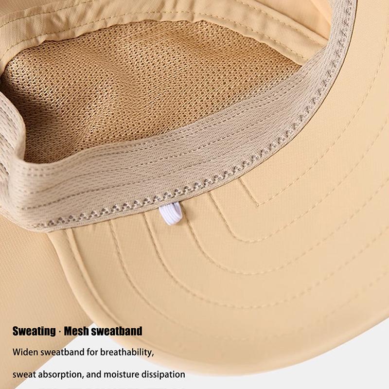 Ice Silk Breathable Outdoors Sunscreen Scarf Hat Summer Protection Sunscreen Uv Protection Three-Dimensional Sunscreen Scarf