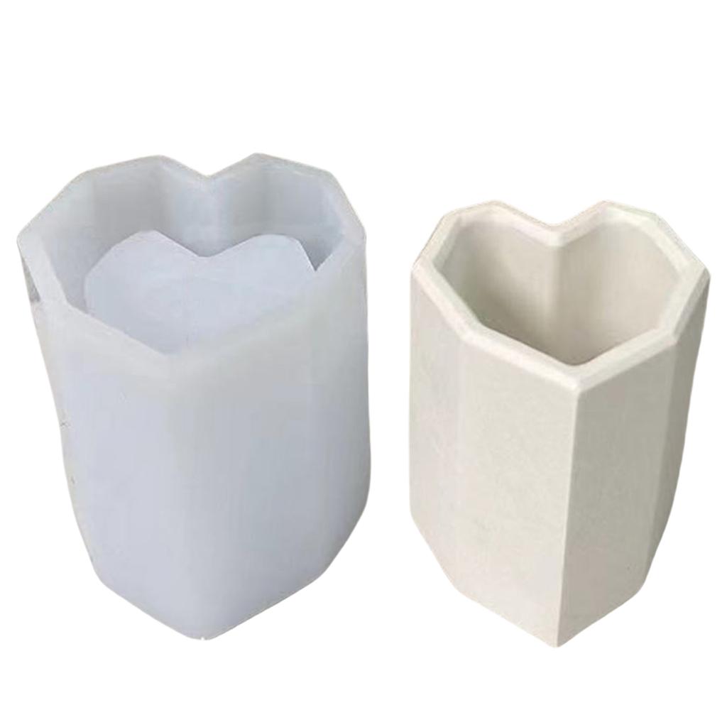 Creative Succulent Pen Holder Silicone Mould Individualized Flower Vase Silicone Moulds for Unique Home Tabletop Decors