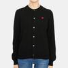 Comme des Garçons PLAY (WMNS) COMME des GARCONS PLAY Cardigan With Small Red Heart 'Black' Women's AZ-N079-051-1