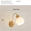 Modern Nordic LED Wall Lamp for Bedroom and Living Spaces