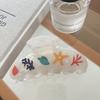Acetic Acid Shell Hair Claw Korean Style Geometry Shark Clip Ocean Animal Hair Clip  Travel