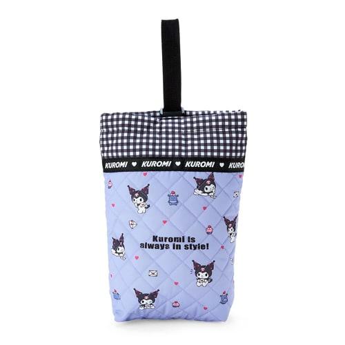 Sanrio (SANRIO) Sanrio Shoe Bag Kuromi Kuromi-chan Kuromi 28ÁE2ÁEcm Quilted Bag Character 207918 SANRIO
