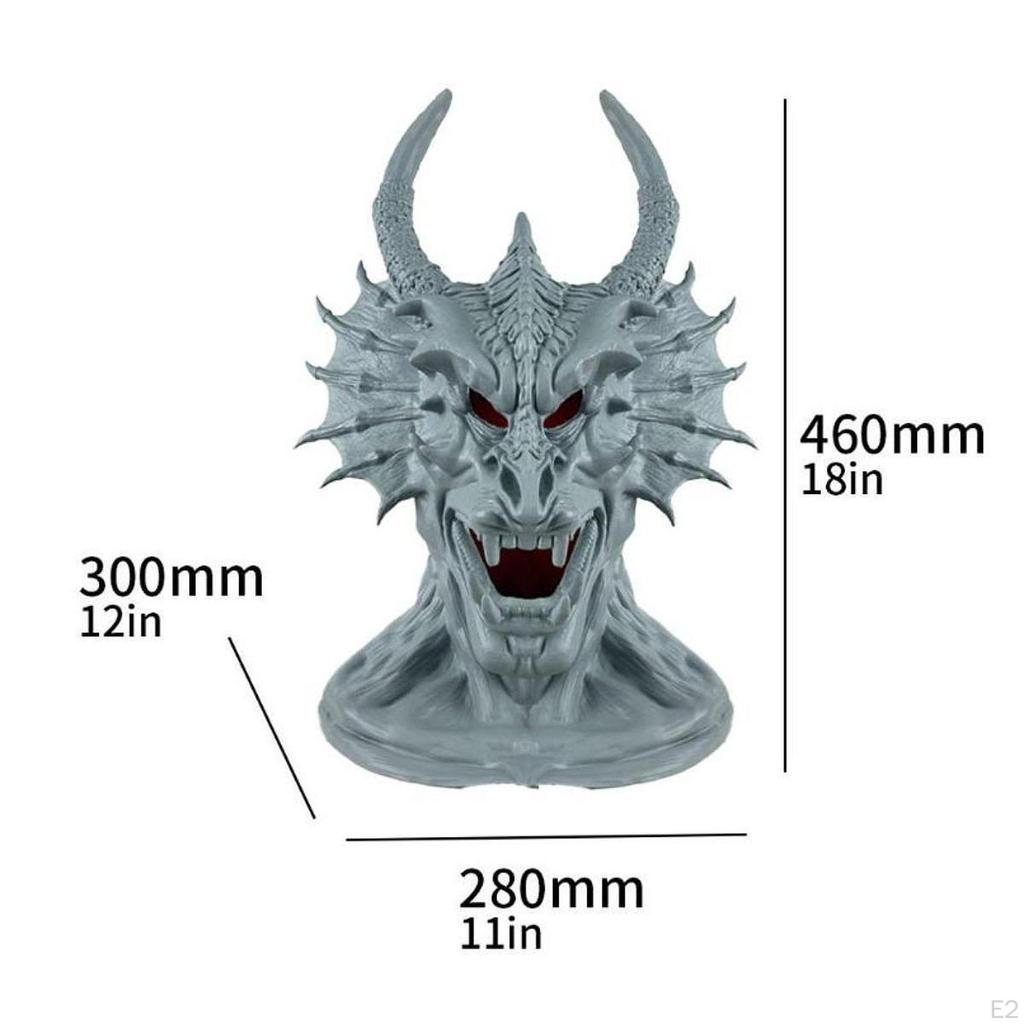 Хэллоуин Голова Дракона из ЭВА Легкая Универсальная для Нарядов Реалистичная