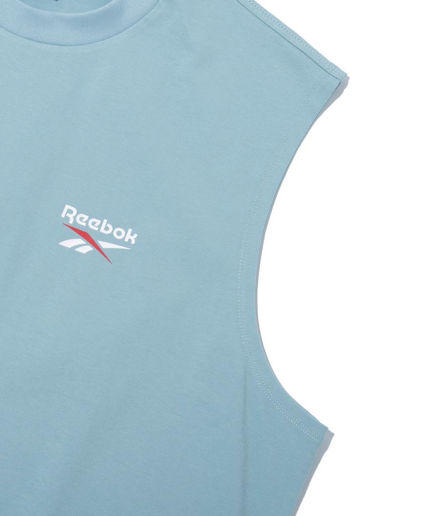 Reebok Топ-майка из ледяного хлопка - Небесный