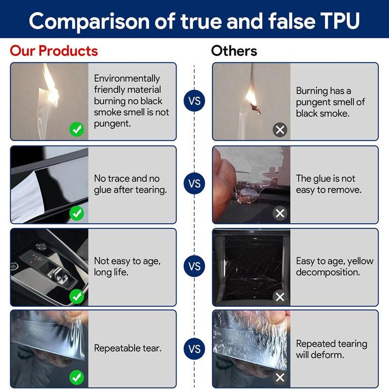 Прозрачная защитная пленка из ТПУ для центральной консоли салона автомобиля, наклейка против царапин для BYD Atto 3 Yuan Plus -2024