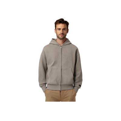 Fear of God Essentials Классическая толстовка на молнии с капюшоном Homestead Heather Мужские Топы Серый 192AS254781F