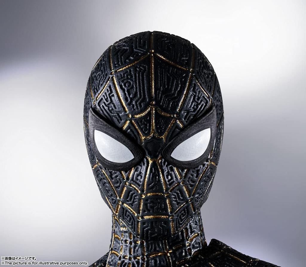 TAMASHII NATIONS First Gold No Way 150 мм окрашенная подвижная фигурка [С бонусом от производителя] SHFiguarts Человек-паук [Черный и в костюме] (Дом Человека-Паука)