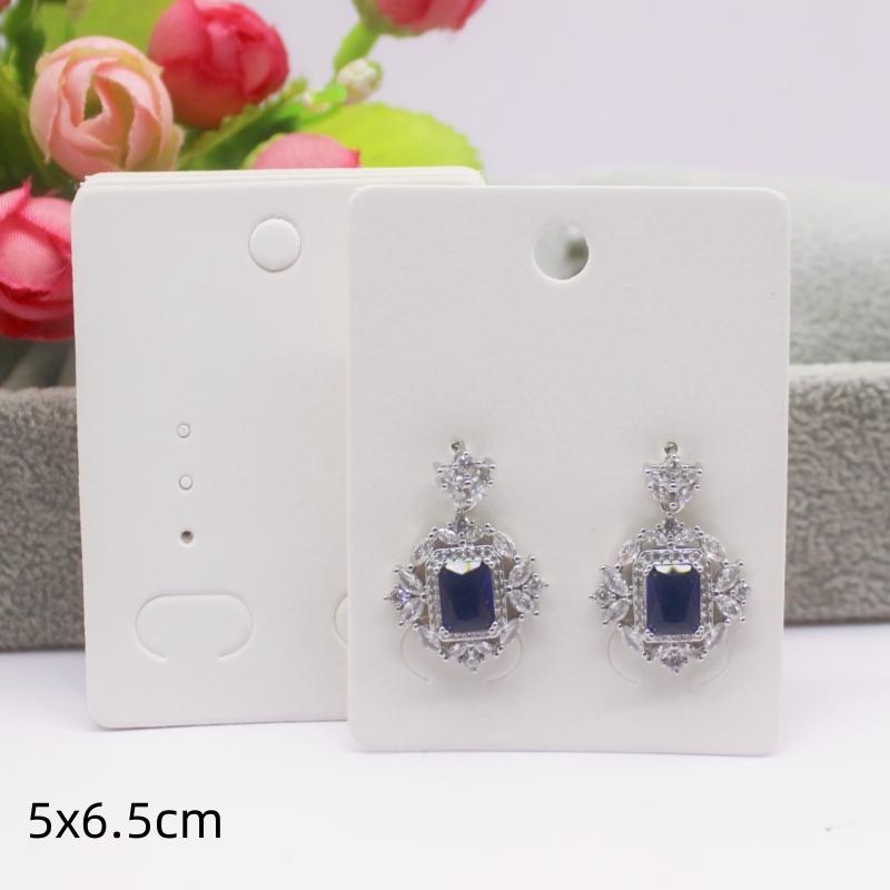 50 шт. белая/крафт-бумага, серия разных размеров открыток, сережек, ожерелий, открыток для украшений