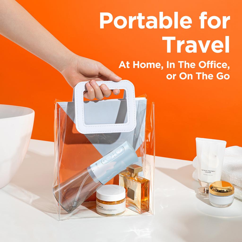 Bitvae Беспроводной ирригатор для полости рта, водная зубная нить для зубов IPX7, водонепроницаемый водный ирригатор USB