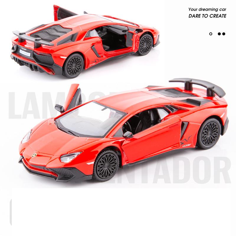 1/36 масштаб Lambo Aventador LP700-4, литая под давлением модель автомобиля, игрушка, цинковый сплав, автомобиль с откатным механизмом для детей и взрослых, подарочная коллекция