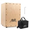 AKLOT Box Drum Cajon Деревянный ударный инструмент с футляром, внутренний регулируемый малый кахон, для начинающих/профессионалов (35.525.425.4см)