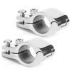 2Pcs Bimini Top Jaw Slide Clamp Steel Boat Hardware Fitting for Inflatable Commercial Yachts25MM
