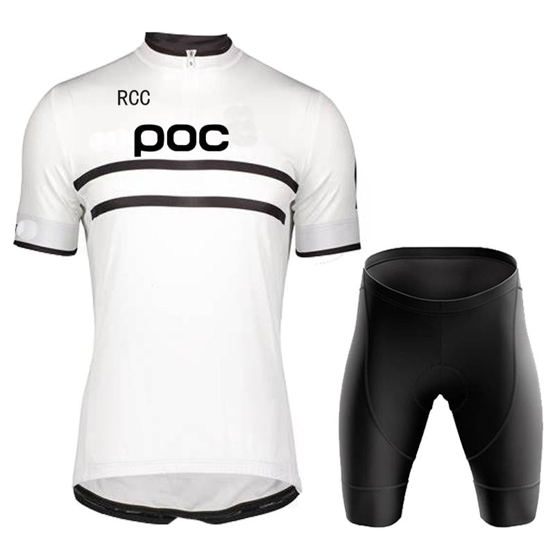 Rcc Poc Cycling Jersey Set Zomer Heren Fietskleding Mountainbike Kleding Mtb Fiets Rijkleding Fietspak 003