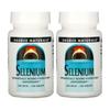 Source Naturals Селен 200 мкг 120 таблеток Селен 2 флакона 2 шт Базовый