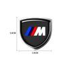 Car Metal Sticker Custom Shield Car Rear Trunk Shield Emblem Badge Sticker For BMW M Performance 1 3 5 7 Series M3 M4 M5 M6 X1