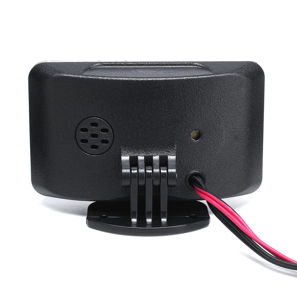 2 в 1 ЖК-цифровой датчик напряжения, давления/измеритель температуры воды с сигнализацией M10-40-50 ℃, 12 В-24 В постоянного тока, 9,5x6,3x3,2 см