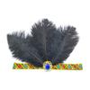 Feather Flapper Headbands Mardi Gras Prom Dancer Headpiece for Party Carnivals Celebrations Headwear Hair Styling