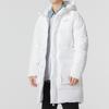 Puma Long Down Hooded Jacket Men Outerwear White 674641-02