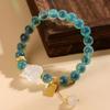 Crystal Agate Beads Bracelets Tassel Pedant Bead String Bracelet Fashion Luxury Bracelets  Ladies